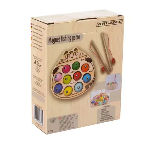 Gra Lowienie rybek na magnes Kruzzel - Fishing game for kids